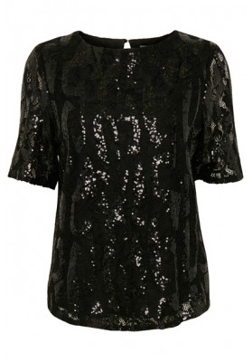 B Young Black seq top WAS £59.00 NOW